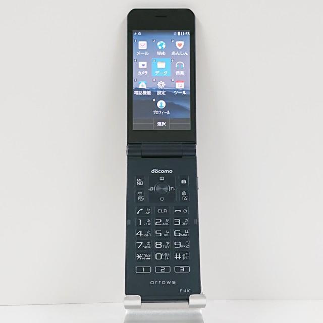 arrows ケータイ ベーシック F-41C ドコモ ネイビー 送料無料 即決