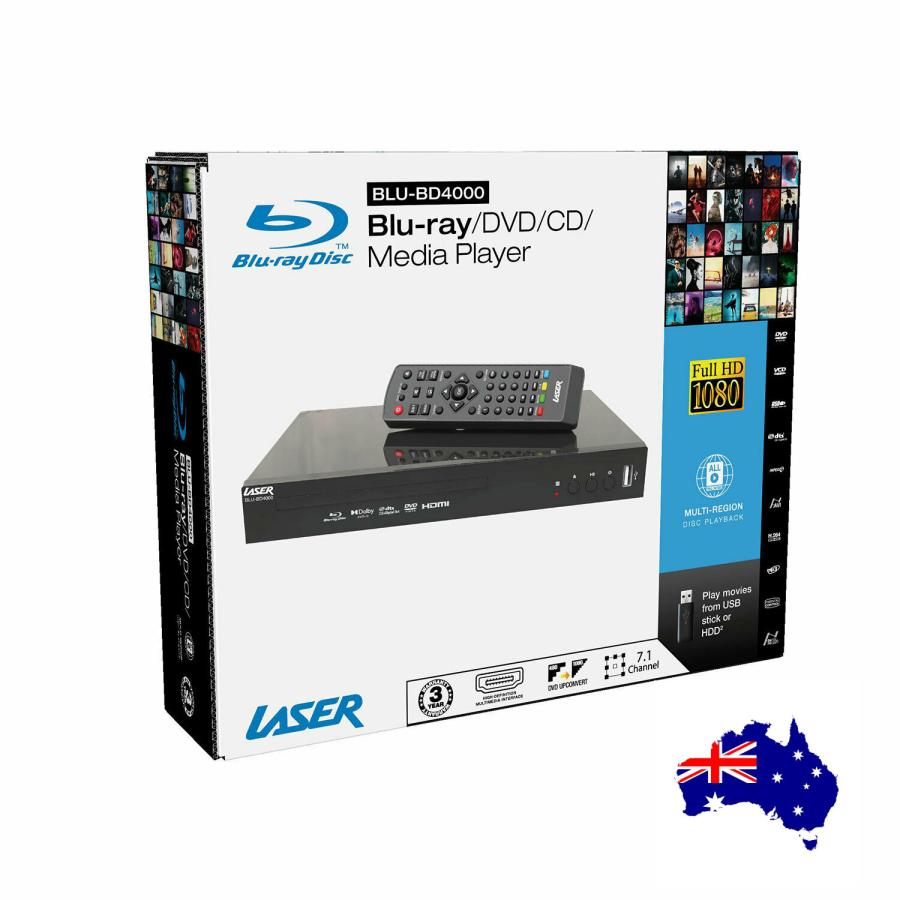 完全1年保証/3年延長可】 LASER レーザー BD4000 リージョンフリーBD