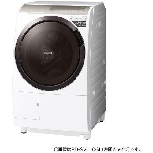 日立（HITACHI） BD-SV110GR-W(右開き ホワイト) ドラム式洗濯乾燥機