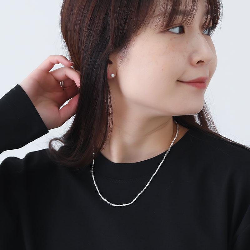 ansil（アンシル） ネックレス レディース カレンシルバー 45cm