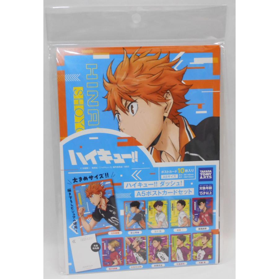 ハイキュー！！ ダッシュ！ A5ポストカードセット : 玩具と文具 あさだ