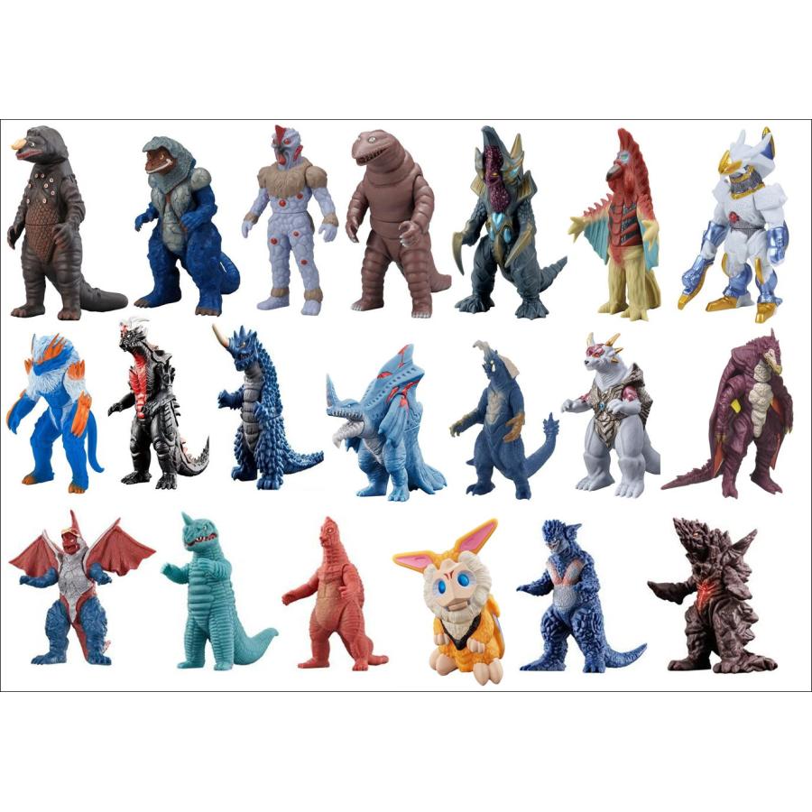 20種類1セット】ウルトラ怪獣シリーズ ソフビフィギュア バンダイ 円谷