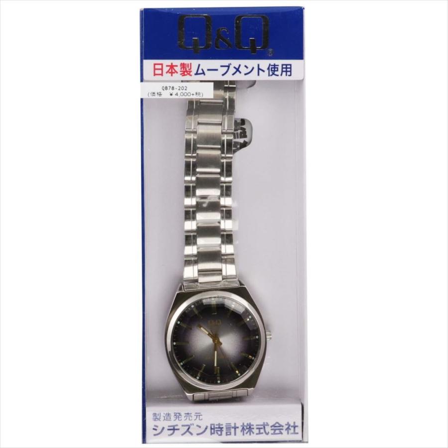 CITIZEN（シチズン） 腕時計 Q&Q カットガラス クラシック メンズ時計