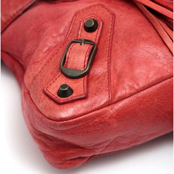 バレンシアガ BALENCIAGA ザ・ファースト 2WAYバッグ レザー 赤 103208