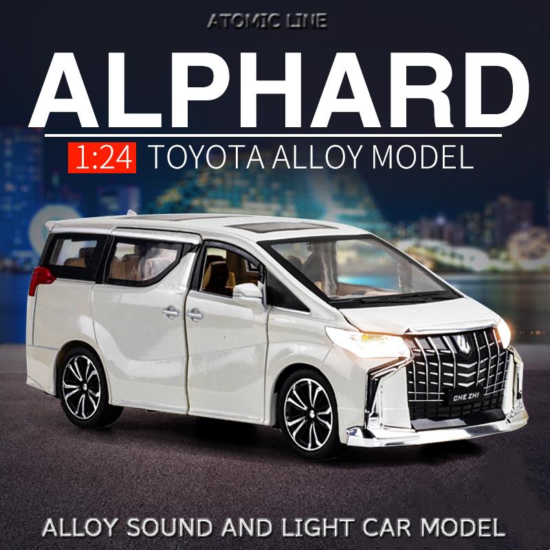 トヨタ（TOYOTA） ALPHARD アルファード 1/24 ミニカー 全2色 ライト