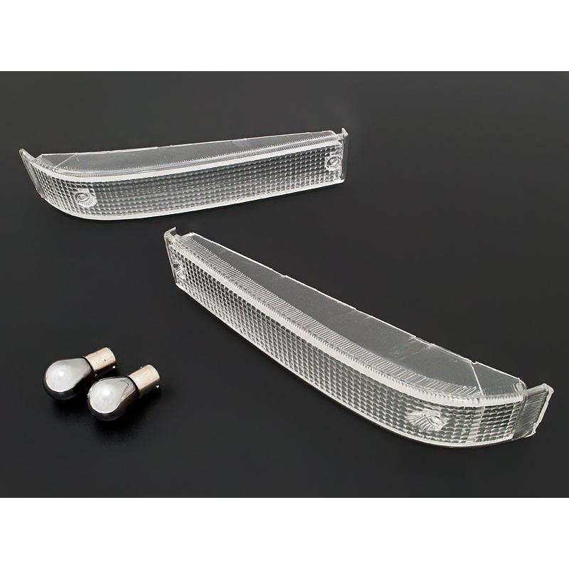 カローラ レビン AE86 後期用フロントバンパー クリアウインカーレンズ