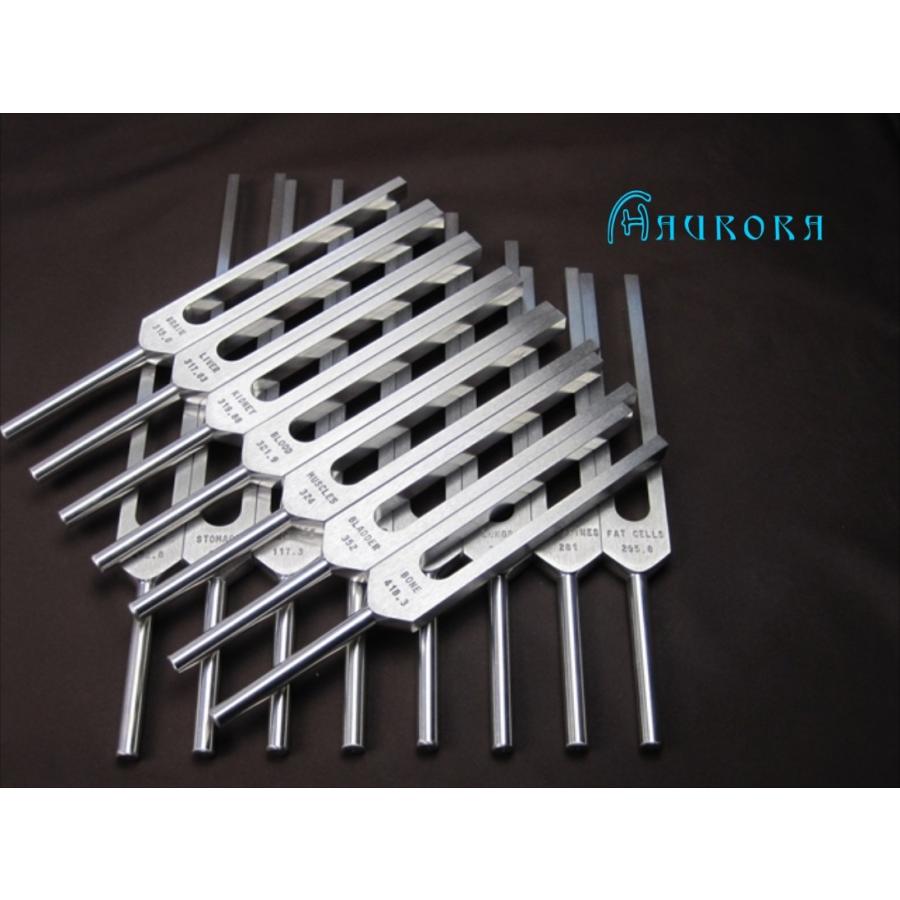 臓器チューナー（ヒーリング音叉）フル15本セット ハイグレード Made