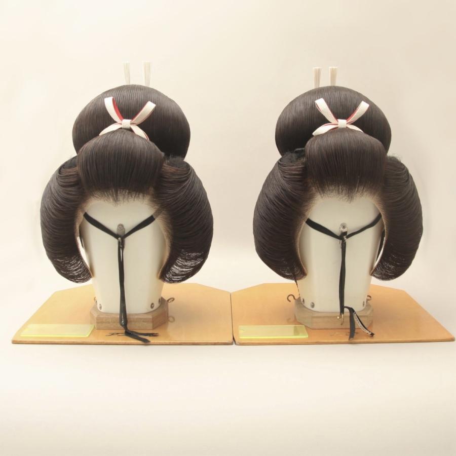 サイズが選べる2台セット！文金高島田 日本髪かつら （お手軽価格の