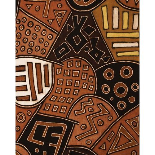 アフリカ マリ共和国 ボゴラン DX 生地 (L) No.26 泥染め布 コットン