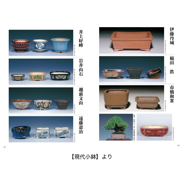 書籍 本 盆栽専門誌「盆器大図鑑 上巻」盆栽鉢 図鑑 写真集 名品集
