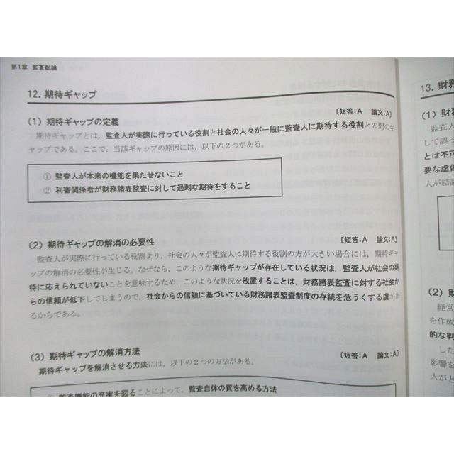 CPA会計学院 公認会計士講座 監査論 テキスト1〜3/資料集 2025年合格