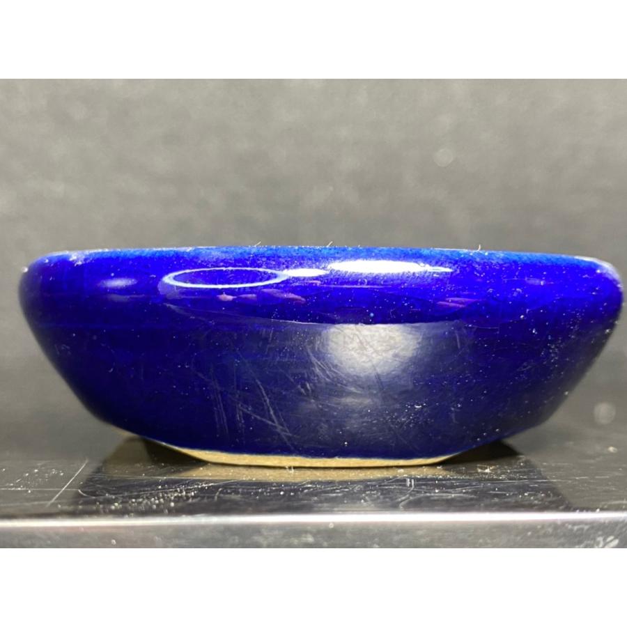 堀江美功 瑠璃釉丸切足鉢 2.5号 : 鉢や 暮路空 - 通販 - Yahoo