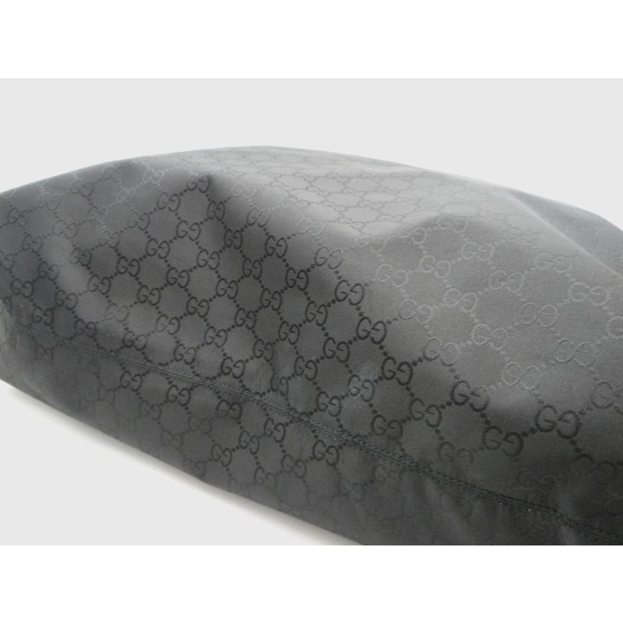 GG GUCCI グッチ 449176 ナイロン トートバッグ ブラック＜USED