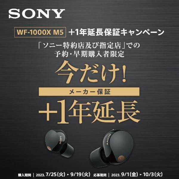 SONY（ソニー） フルワイヤレスイヤホン ブラック WF-1000XM5BC