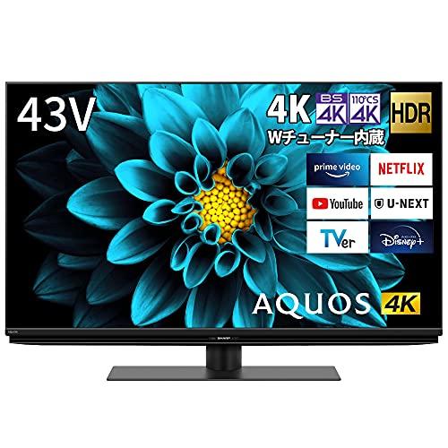 AQUOS シャープ 43V型 液晶 テレビ 4T-C43DL1 4K チューナー内蔵