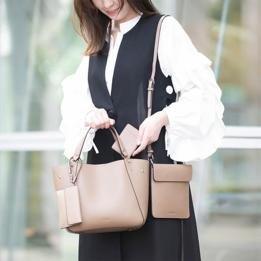 BARCOS（バルコス） シュリンクレザー2wayバッグ プレミアム4点セット