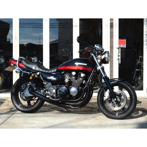 ゼファー400 ゼファーχ オリジナル手曲げショート管 バリ管 マフラー