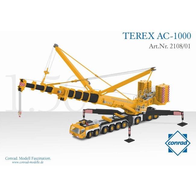 予約10月以降発売予定STEIL TEREX AC1000 Telescopic crane クレーン