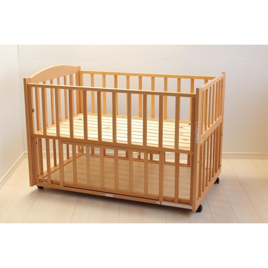 内径 幅70×長さ120 ベビーベッド YAMASAKI スリーオープンベッド