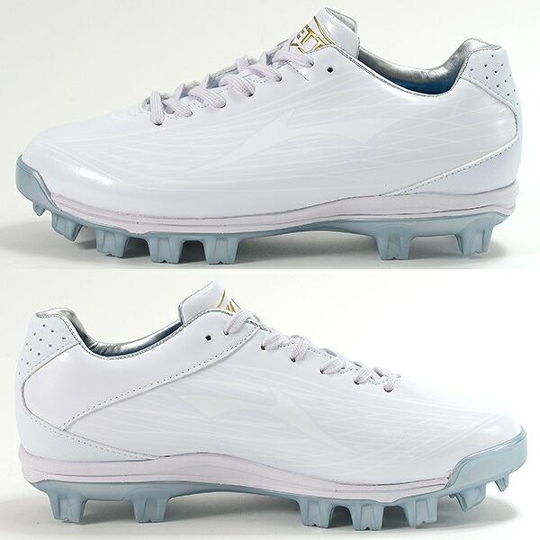 ゼット（ZETT） 交換無料 野球 スパイク ポイント 大人 白 ウイニング