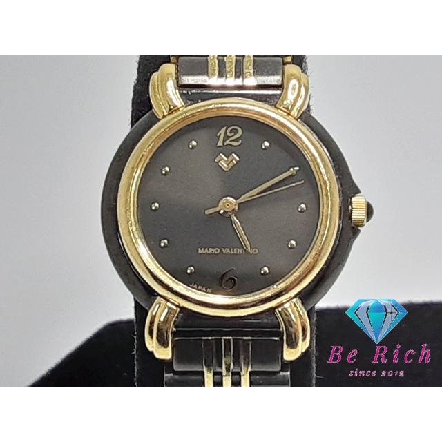 マリオ バレンチノ MARIO VALENTINO レディース 腕時計 MV-051 黒