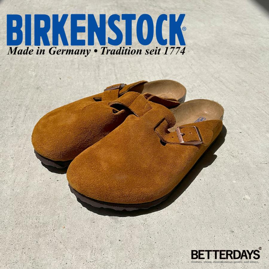 BIRKENSTOCK（ビルケンシュトック） ボストン スエードサボ メンズ