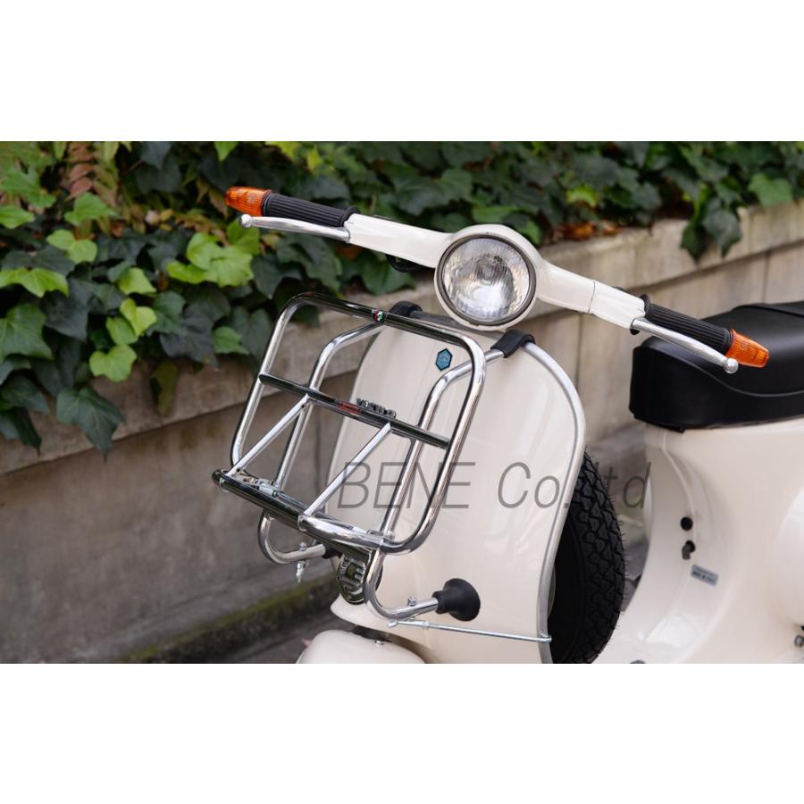 Cuppini フロントキャリア メッキ Vespa 50/100/125ET3 : BENE RICAMBI