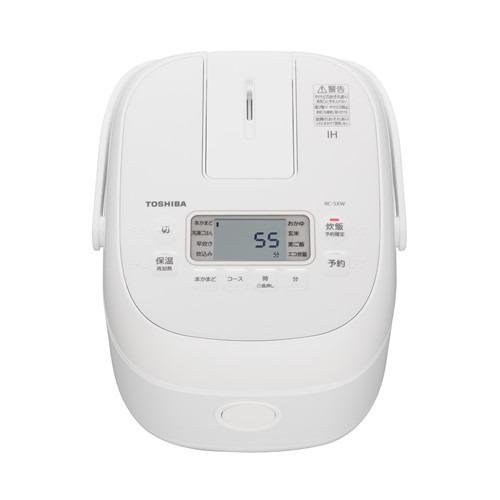 東芝 RC-5XW(W) IH炊飯器 3合炊き ホワイト : ベスト電器Yahoo!店