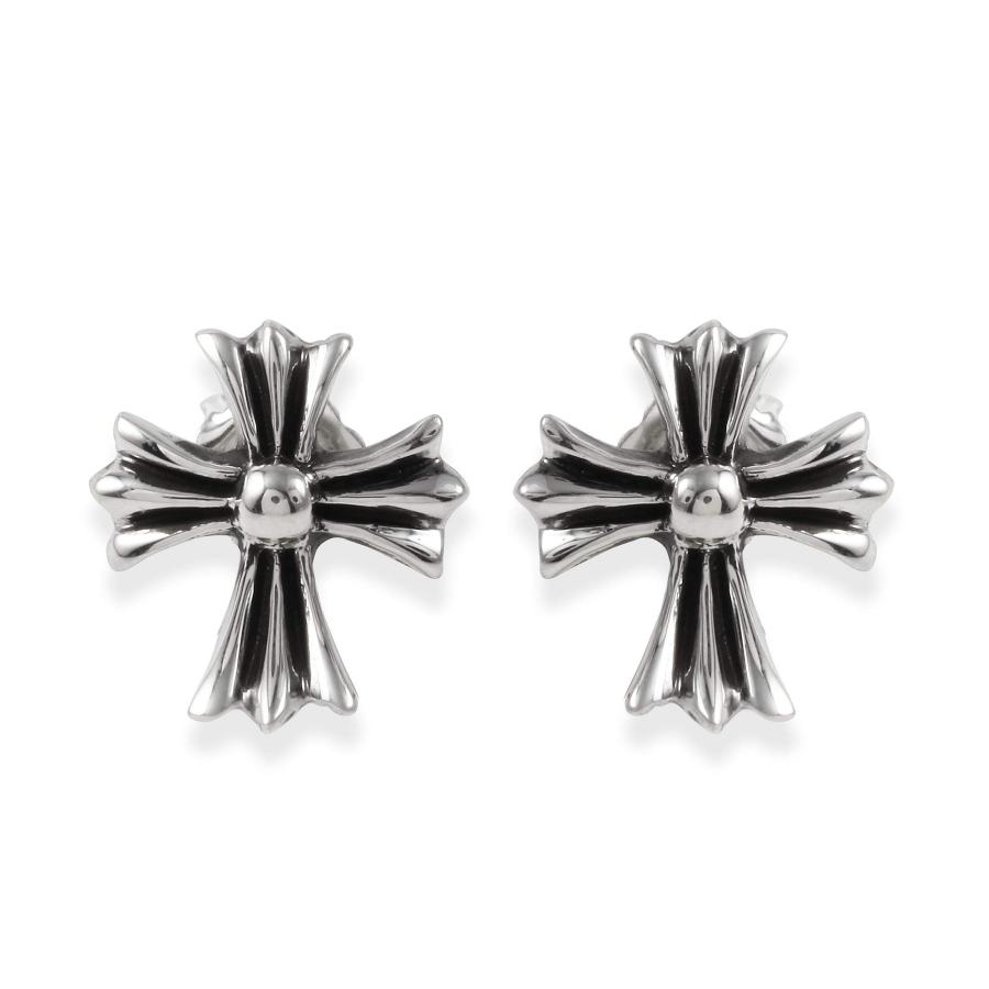 並行輸入品】A&G Rock スターリングシルバー FDL クロススタッドピアス