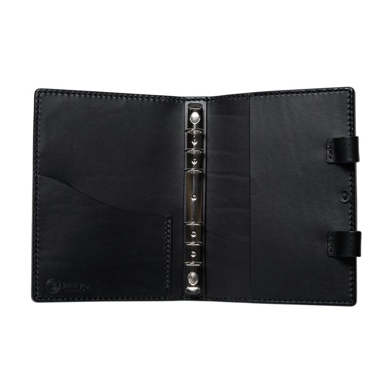 システム手帳 Bタイプ バイブルサイズ 本革 本牛革 サドルレザー