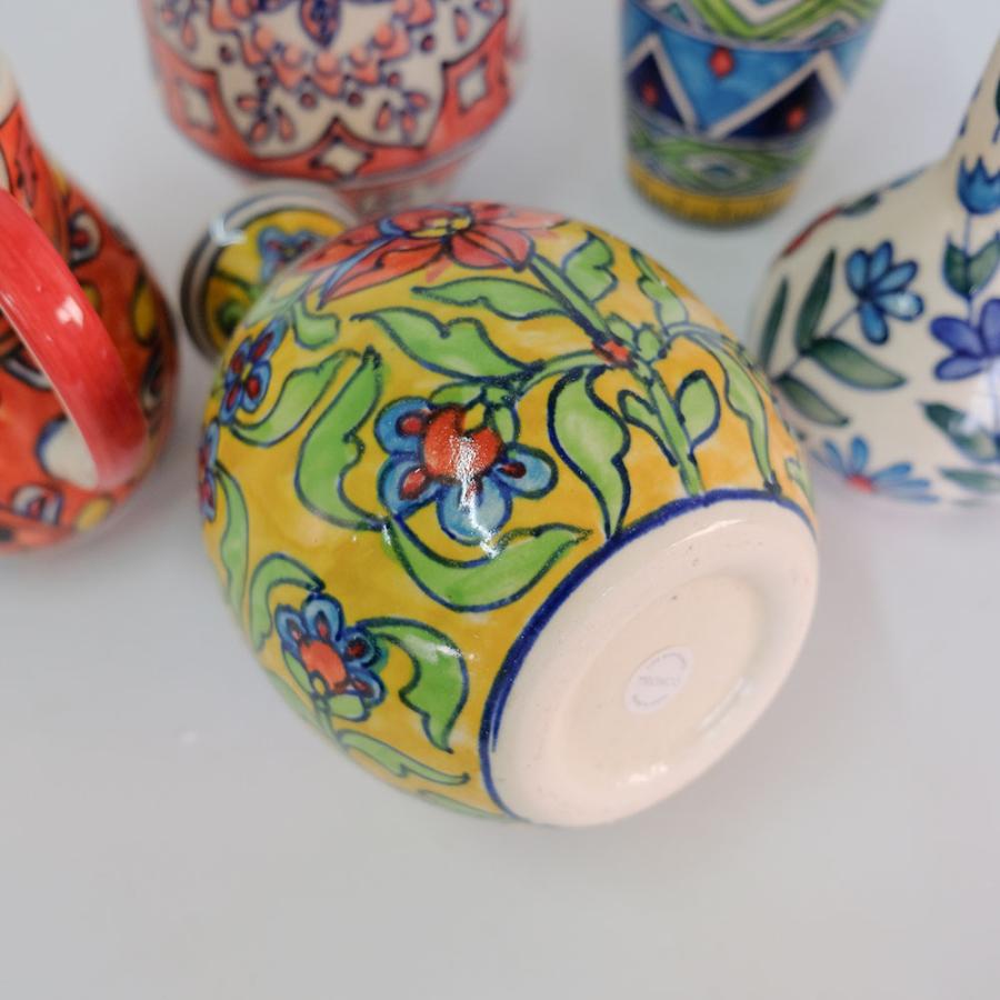 花瓶 おしゃれ インド製 ハンドメイド アート 陶器 | Freaks Pottery