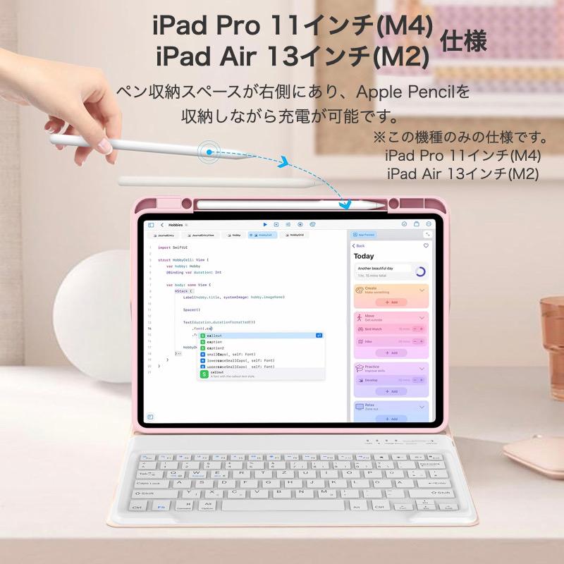 iPad キーボード ケース Air11インチ(M3/M2) Pro11(M4) mini7/6 第11