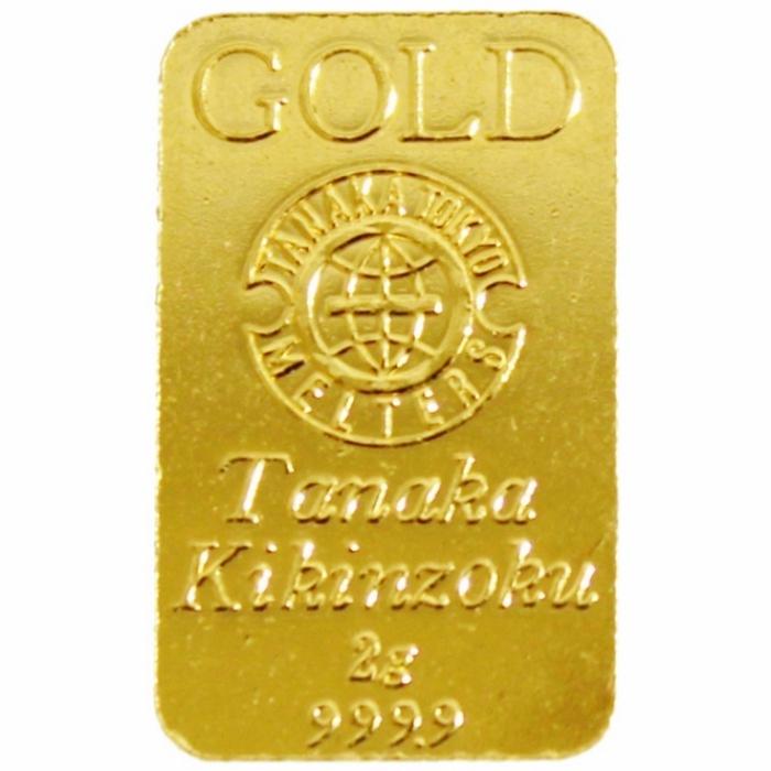 田中貴金属ジュエリー インゴット 24金 K24 純金 2g 田中貴金属 INGOT