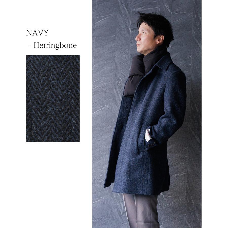 HARRIS TWEED（ハリスツイード） コート メンズ ステンカラー ウール