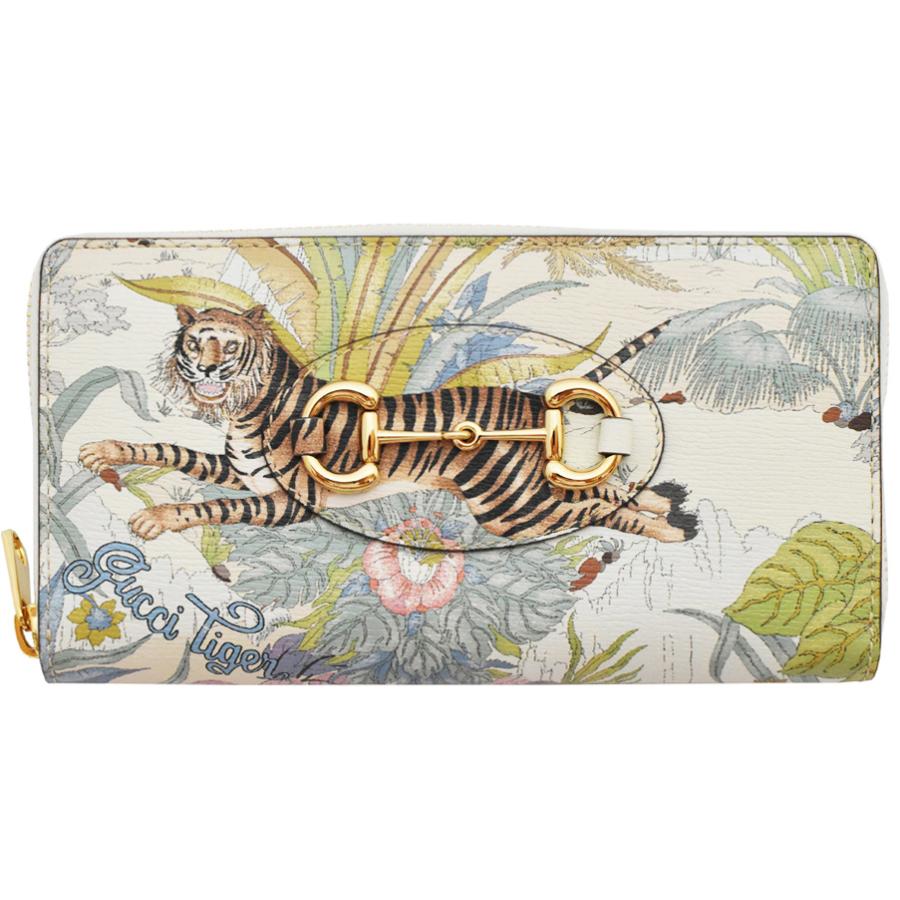 GUCCI（グッチ） 財布 ラウンドファスナー長財布 レディース タイガー