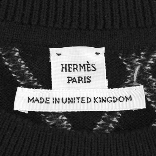 HERMES（エルメス） ワンピース 38 ニットワンピース Hロンド ブラック