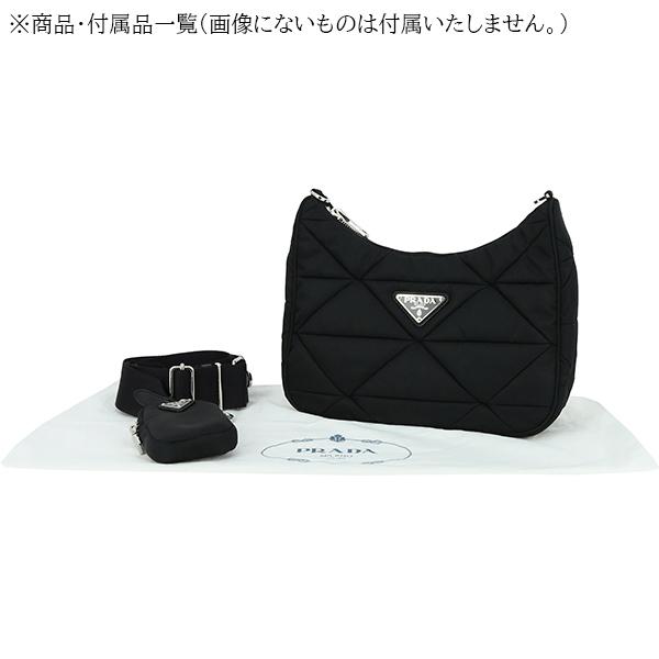 PRADA（プラダ） ショルダーバッグ パデッド Re-Nylon ブラック h-i634