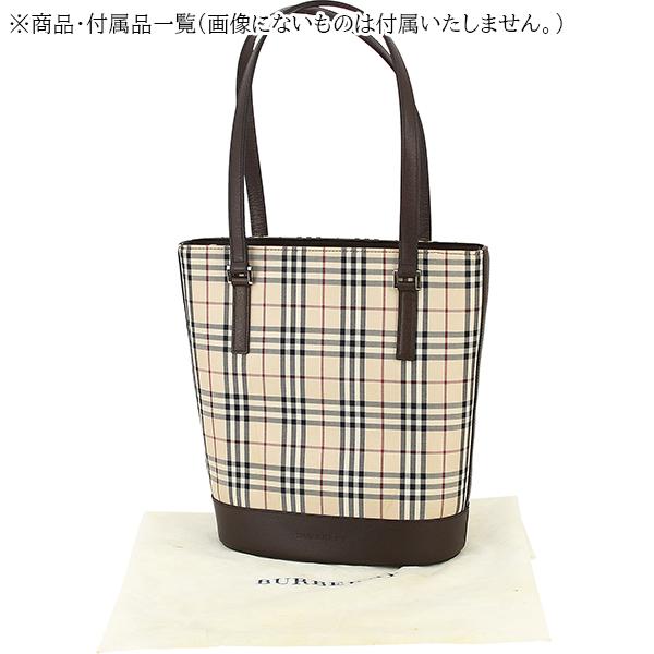 BURBERRY（バーバリー） バッグ ノバチェック ベージュ キャンバス