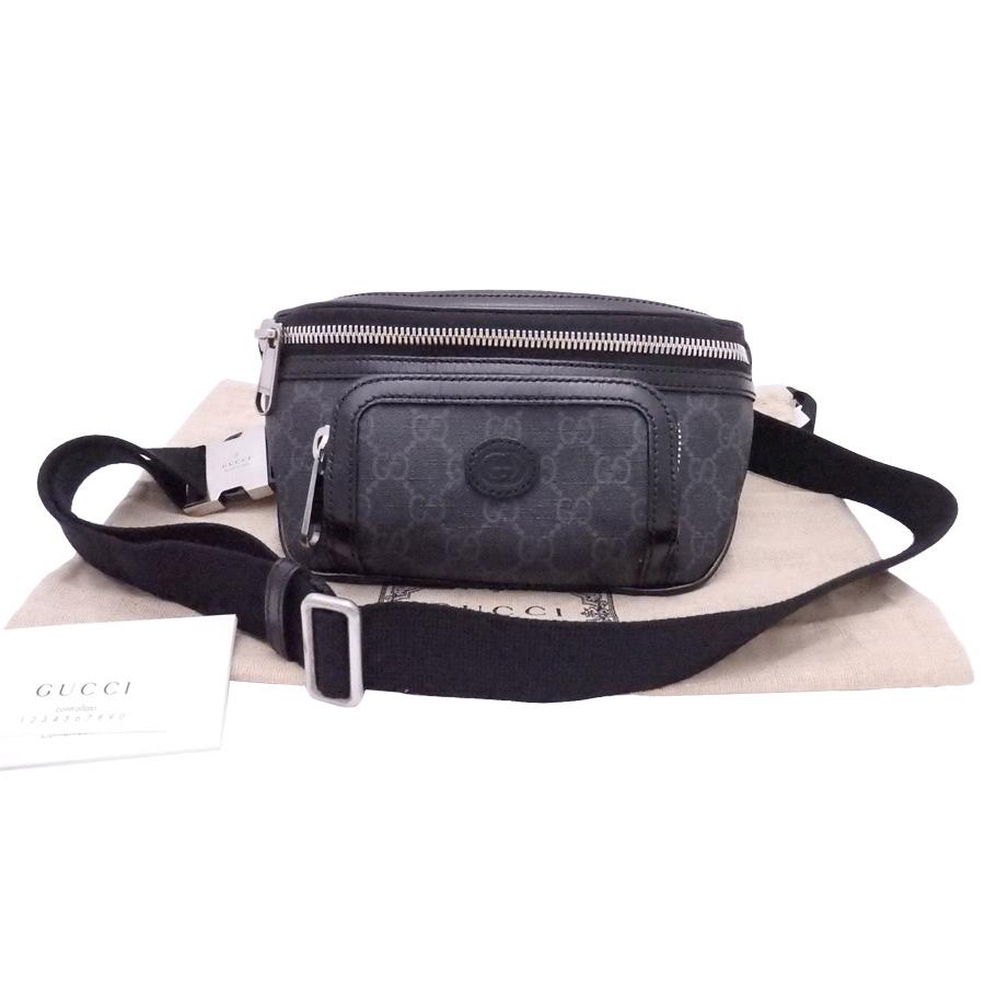 GUCCI（グッチ） ボディバッグ GGスプリーム ウエストバッグ PVCx