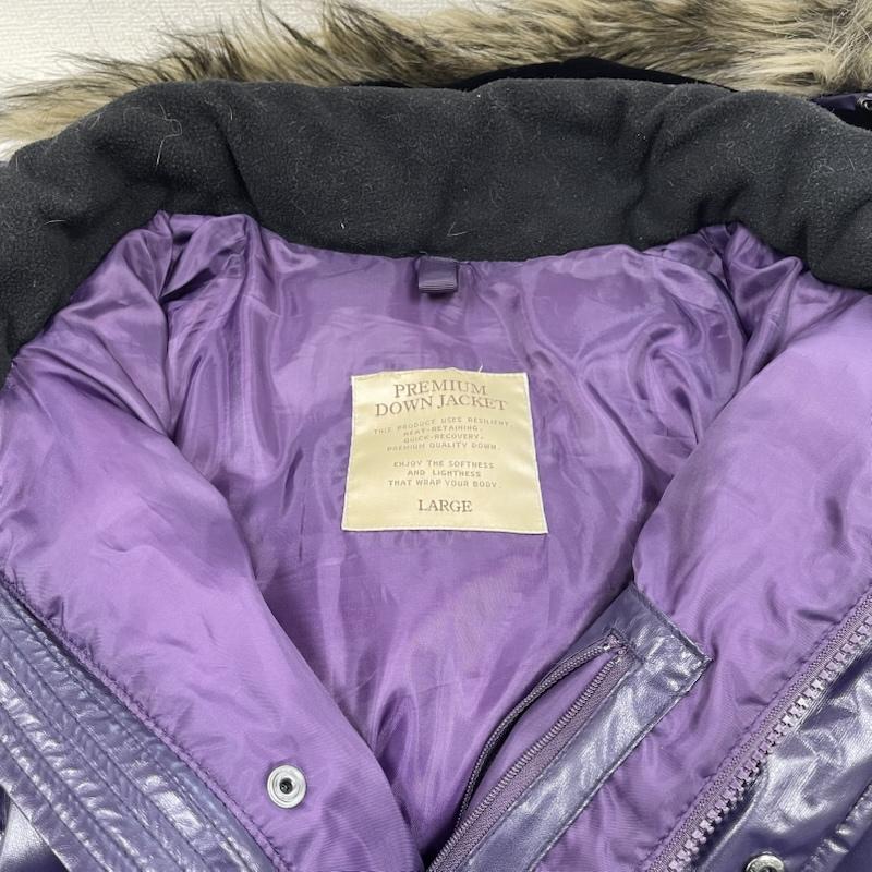 ユニクロ old 光沢 プレミアム ファー ダウン ジャケット フルジップ