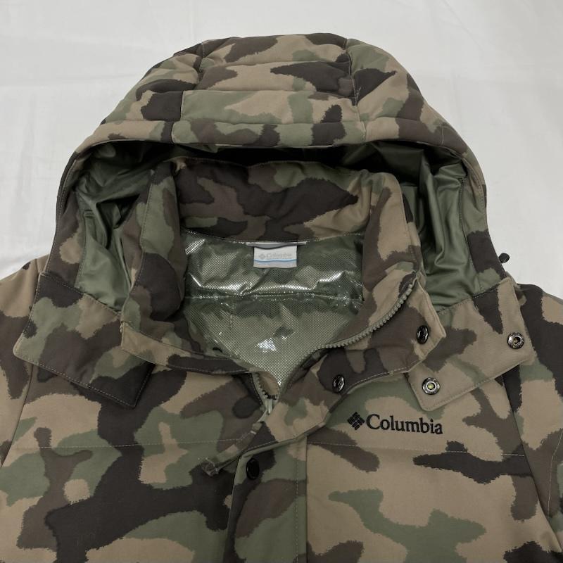 コロンビア ロック フォール ダウン ジャケット カモフラ 迷彩 オムニ