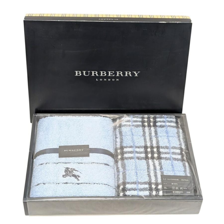 BURBERRY（バーバリー） 未使用 タオルセット 2枚 フェイスタオル