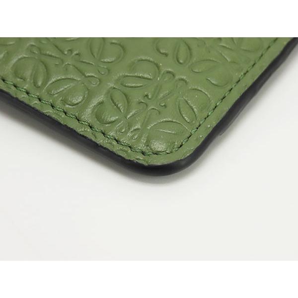 超美品 ロエベ LOEWE リピートアナグラム コイン カードホルダー