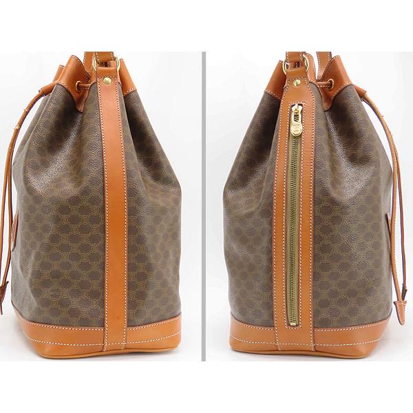 CELINE（セリーヌ） 美品 ヴィンテージ マカダム バケツ 巾着型