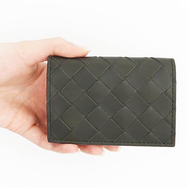 BOTTEGA VENETA（ボッテガ・ヴェネタ） 名刺入れ イントレチャート 革