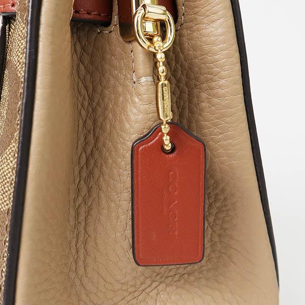 COACH（コーチ） ショルダーバッグ キャンバス×レザーコンビ 2way