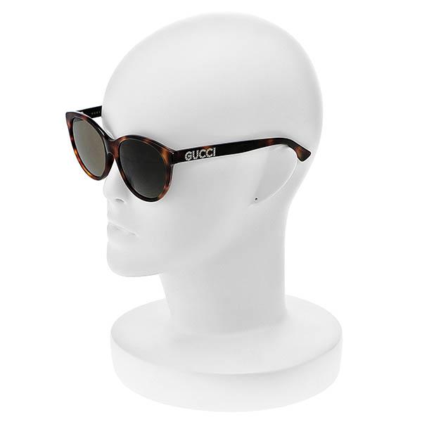 GUCCI（グッチ） サングラス フォックス型 ラインストーン マーブル柄