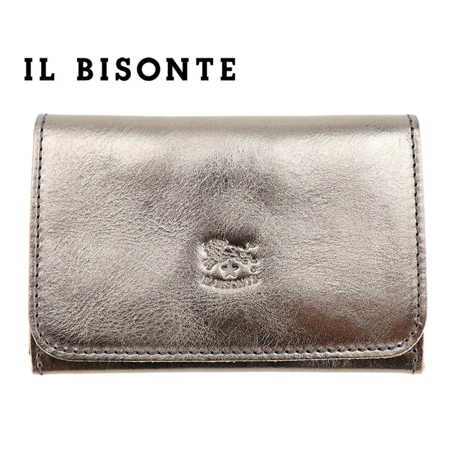 IL BISONTE（イルビゾンテ） カードケース 名刺入れ ブロンズ パス