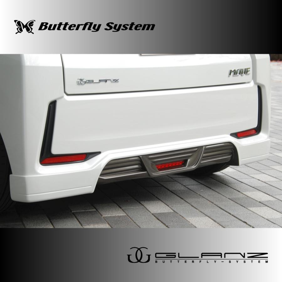 LA150S ムーヴカスタム エアロパーツ リアハーフスポイラー リア