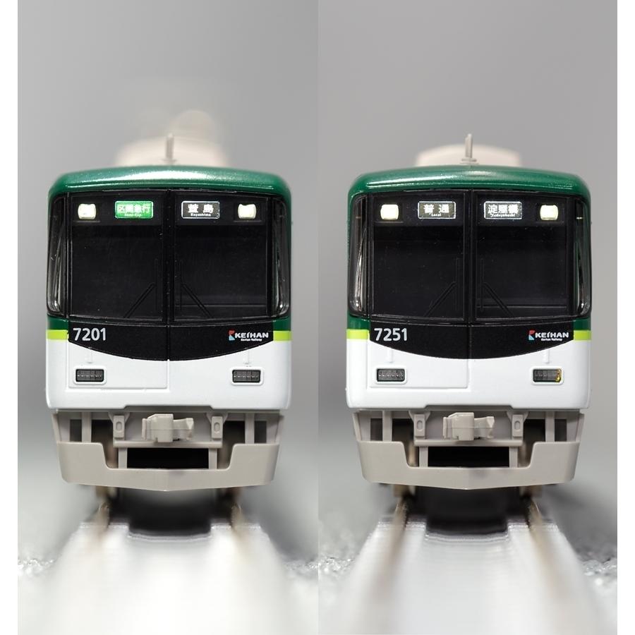 31538 京阪7200系(7201編成) 7両編成セット(動力付き)☆ : グリーン